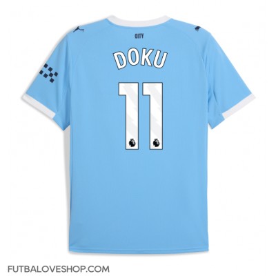 Dres Manchester City Jeremy Doku #11 Domáci 2025-26 Krátky Rukáv Dres Manchester City Jeremy Doku #11 Domáci 2025-26 Krátky Rukáv
